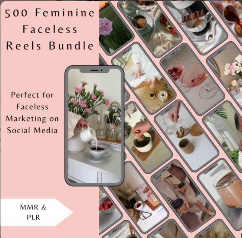500 FEMININE FACELESS REEL BUNDLE