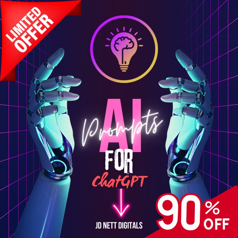 Buy AI Prompts for ChatGPT by JD Nett Digitals on Selar