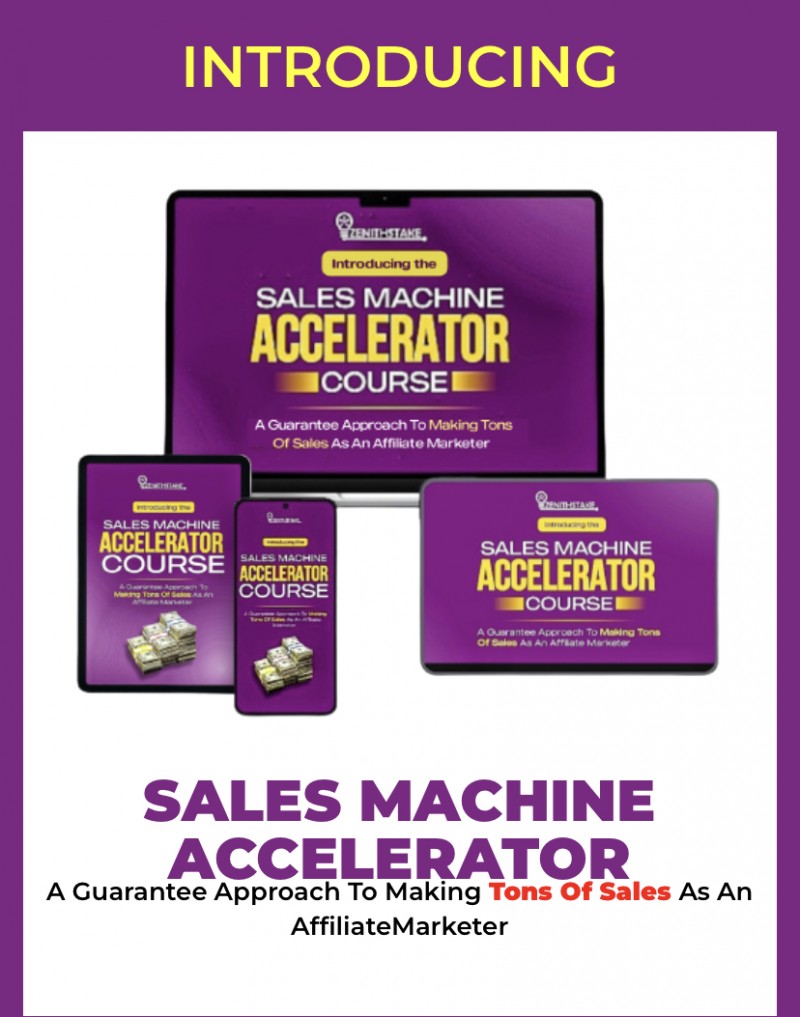 SALES MACHINE ACCELERATOR COURSE (SMAC)