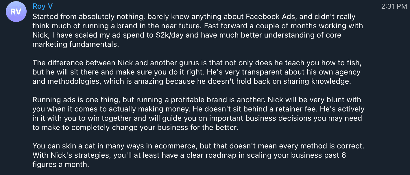 Customer review 3