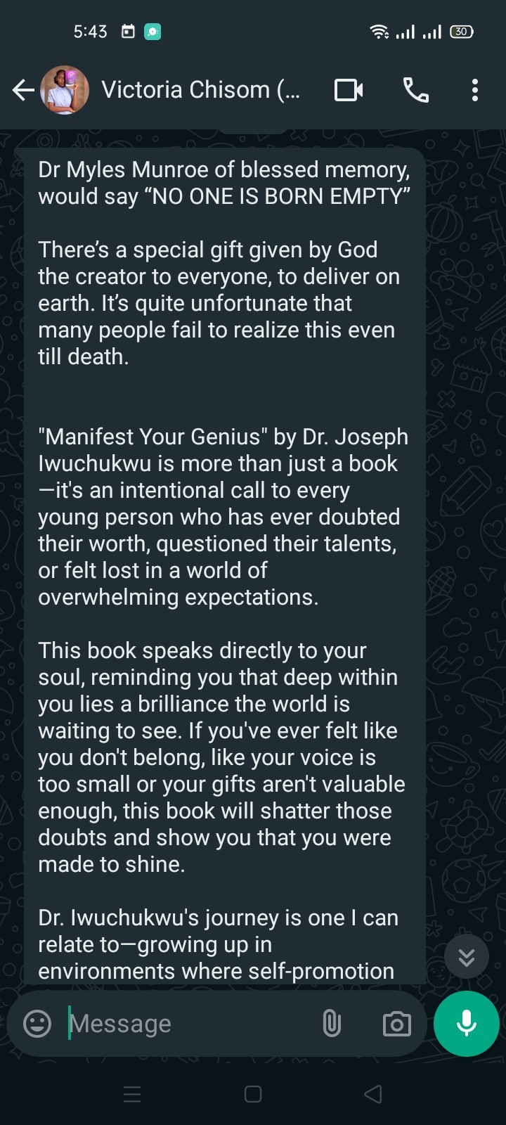 Customer review 1