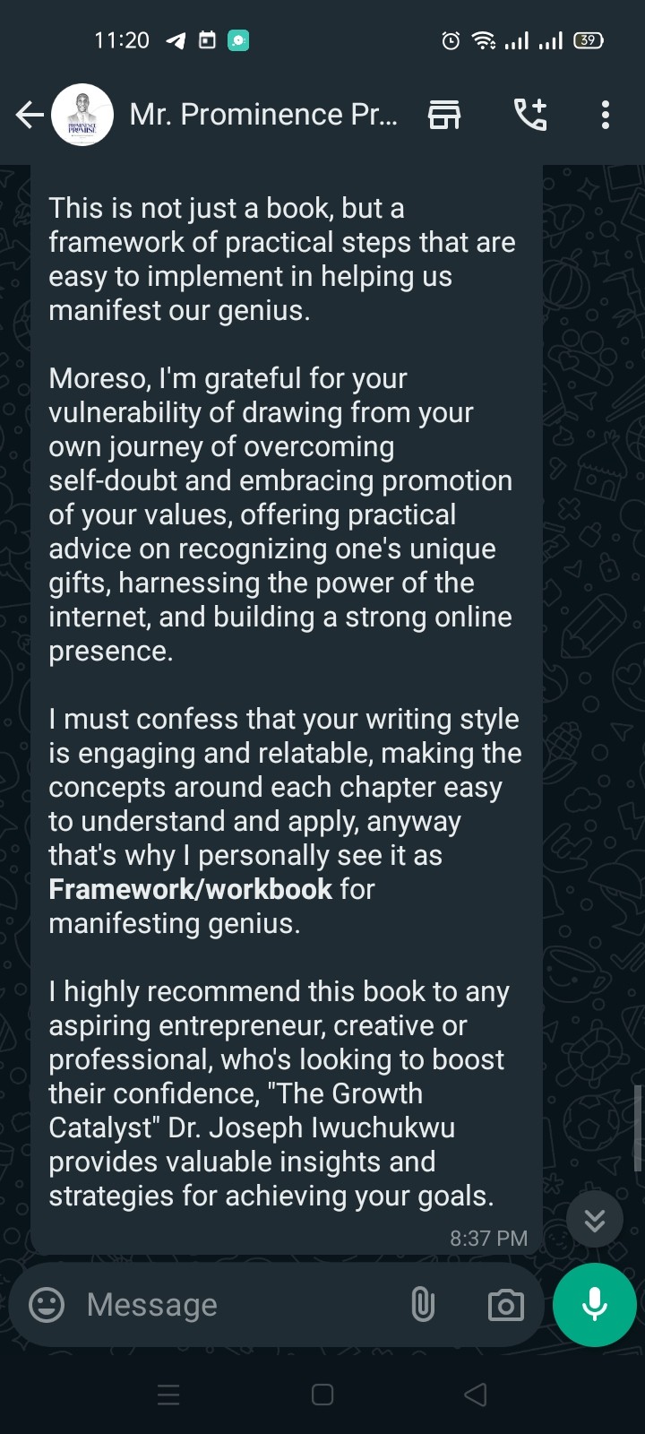 Customer review 5