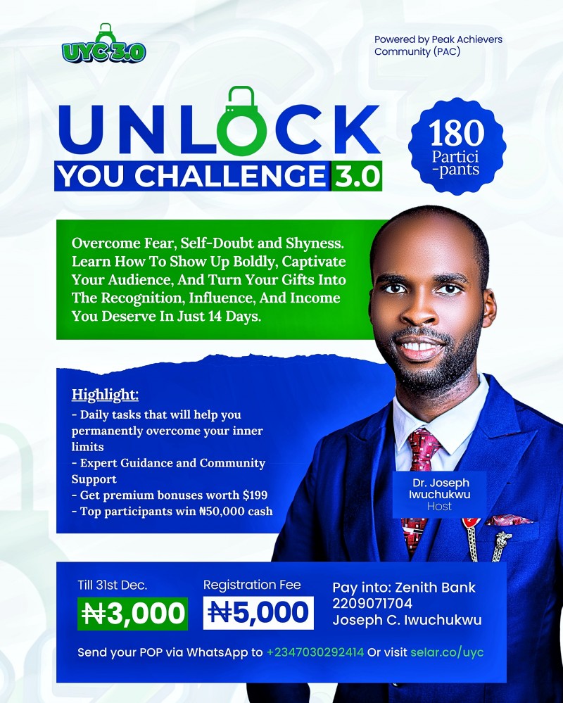 UNLOCK YOU CHALLENGE