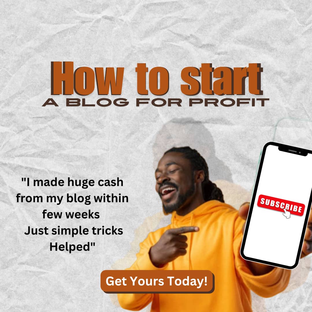 Buy how to start a blog for profit course by digital creator on selar co
