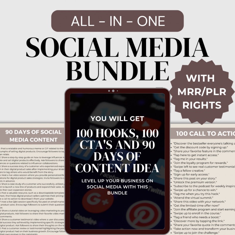 ALL IN ONE SOCIAL MEDIA BUNDLE