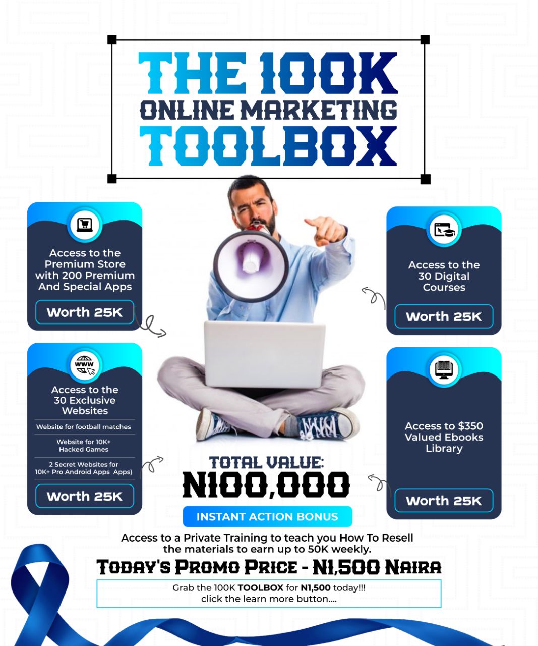 100K ONLINE MARKETING TOOLBOX