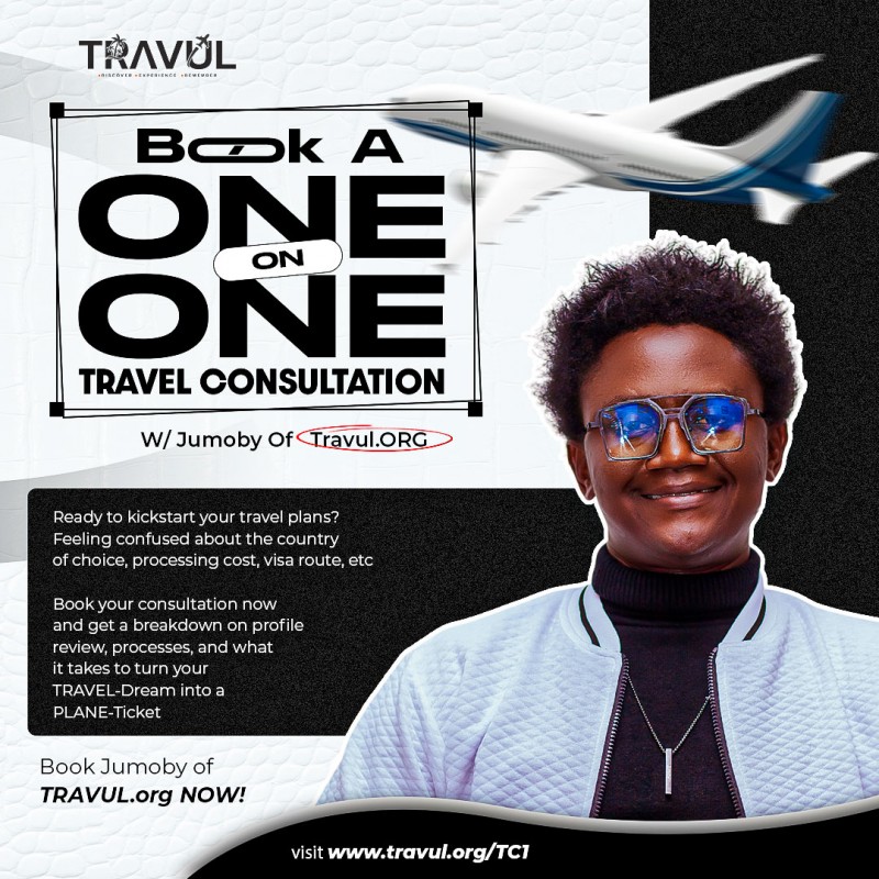 Travel Consultation w/ Jumoby | TRAVUL.ORG
