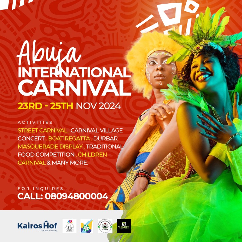 Get Abuja International Carnival Event Calendar by Kairos Hof on Selar