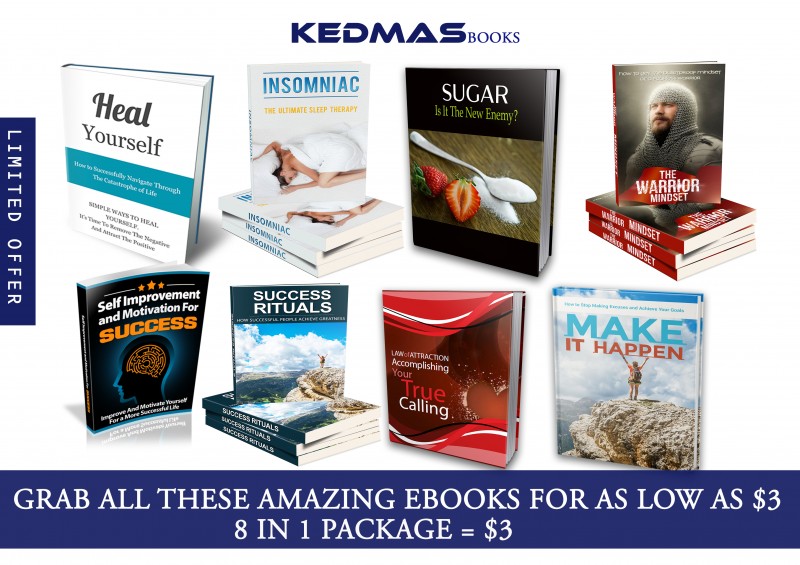 Buy ULTIMATE EBOOK PACKAGE 8 IN 1 by KEDMAS Books on Selar