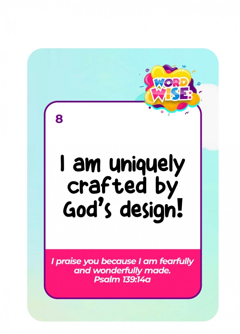 Word Wise: : A scriptural positive affirmations toolkit for children to nurture faith, confidence, and an understanding of God's promises.