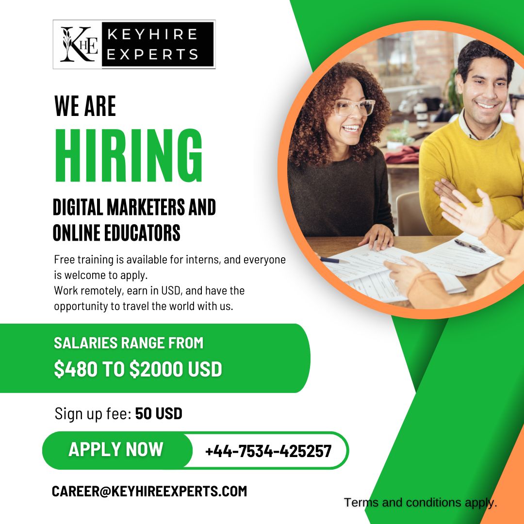 Digital Marketer or Online Educators Urgently Needed!