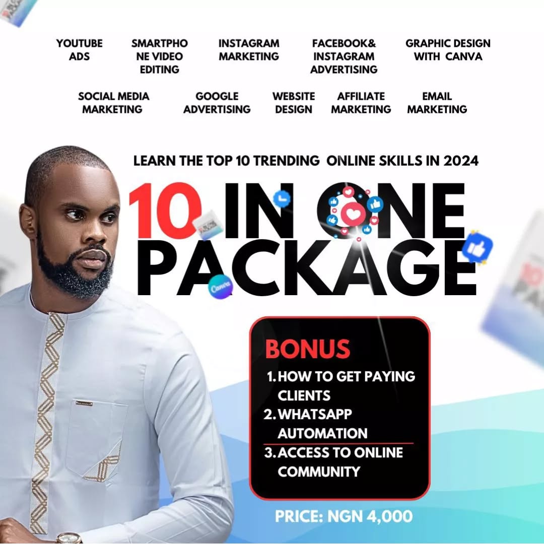 The 10 in One Package is your ultimate guide to mastering the top trending online skills in 2026