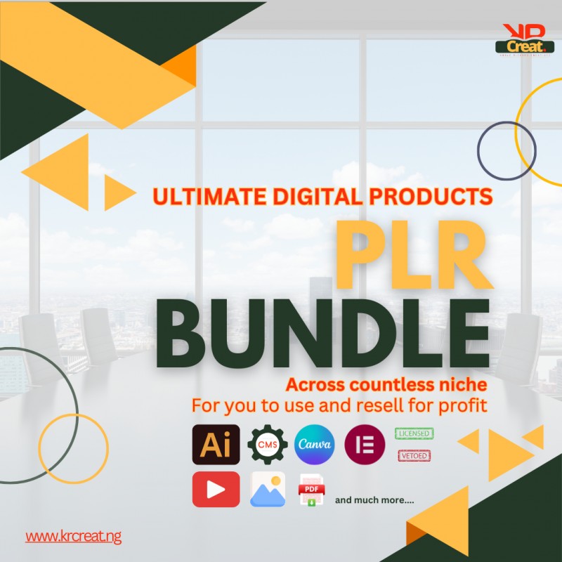 Buy Ultimate Digital Products - PLR BUNDLE by KRCREAT on Selar