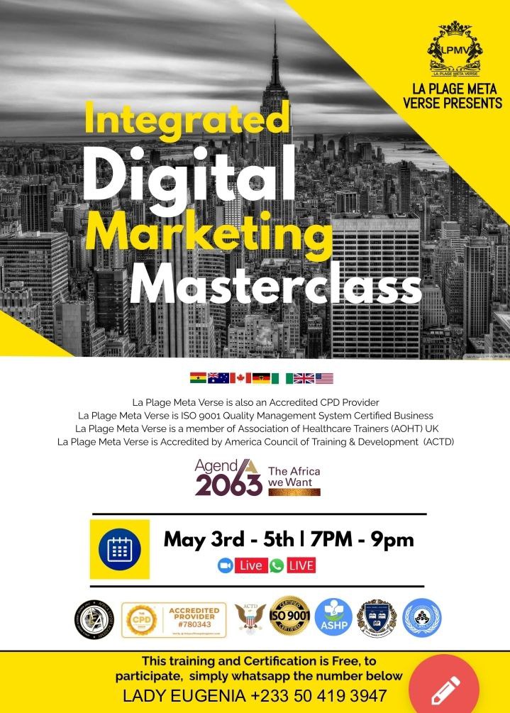 Digital Marketing Master Class