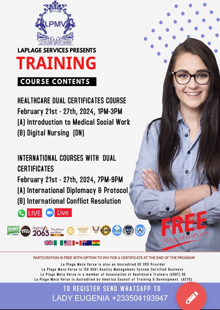Digital Nursing + Medical Social Work+ Diplomacy