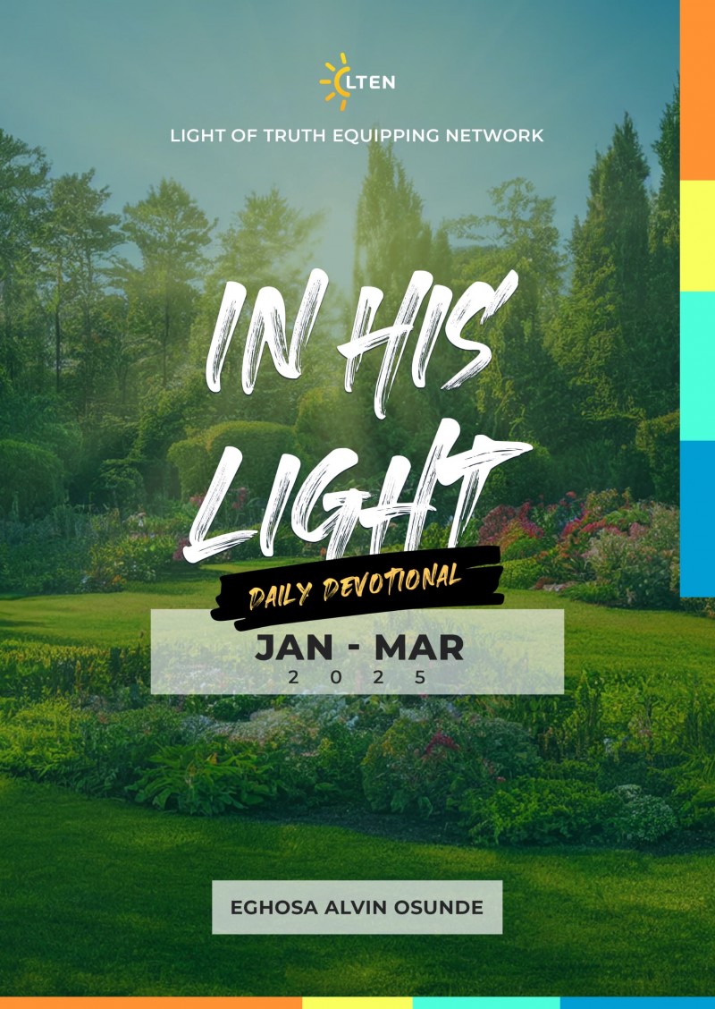 In His Light Daily Devotional, January to March 2025