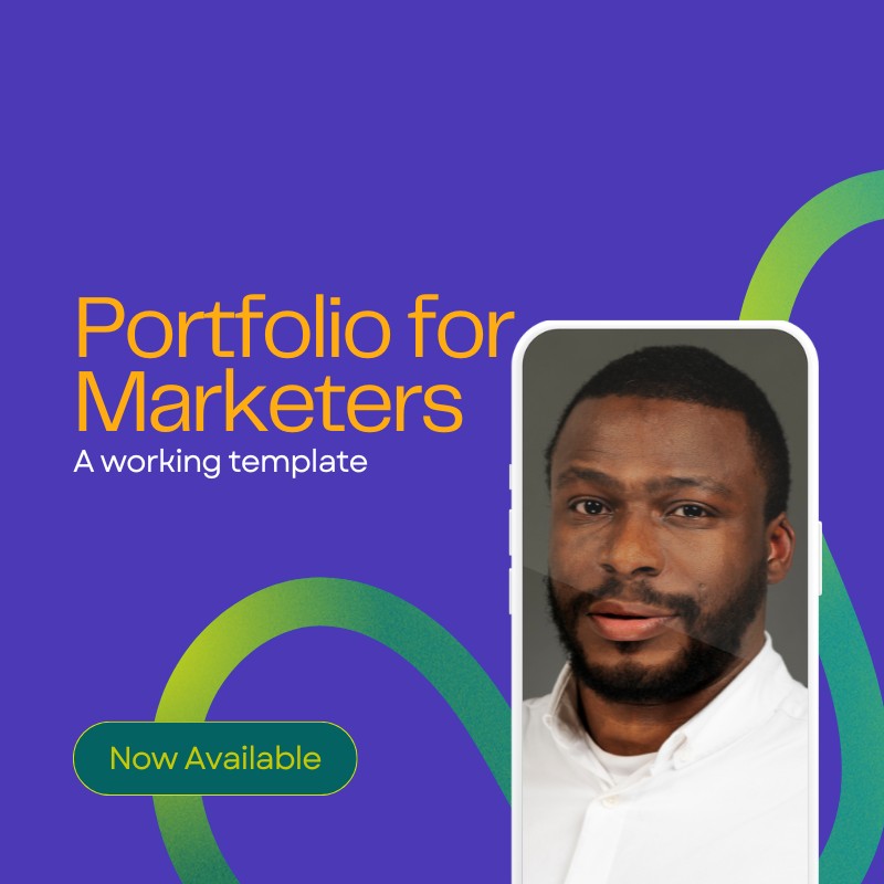 Portfolio for Marketers: A Working Template