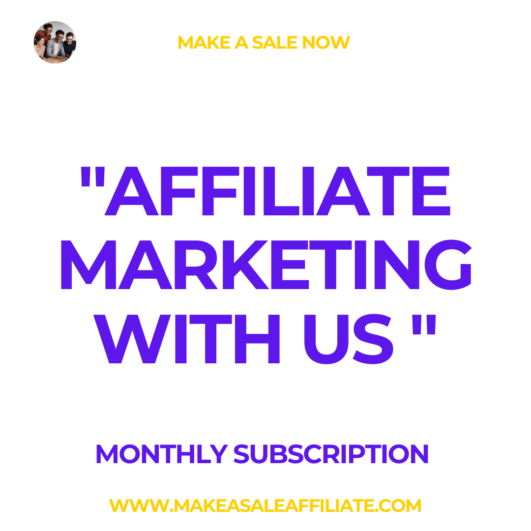 "Affiliate Marketing with Us - Sell our Digital Products as an affiliate marketer!"