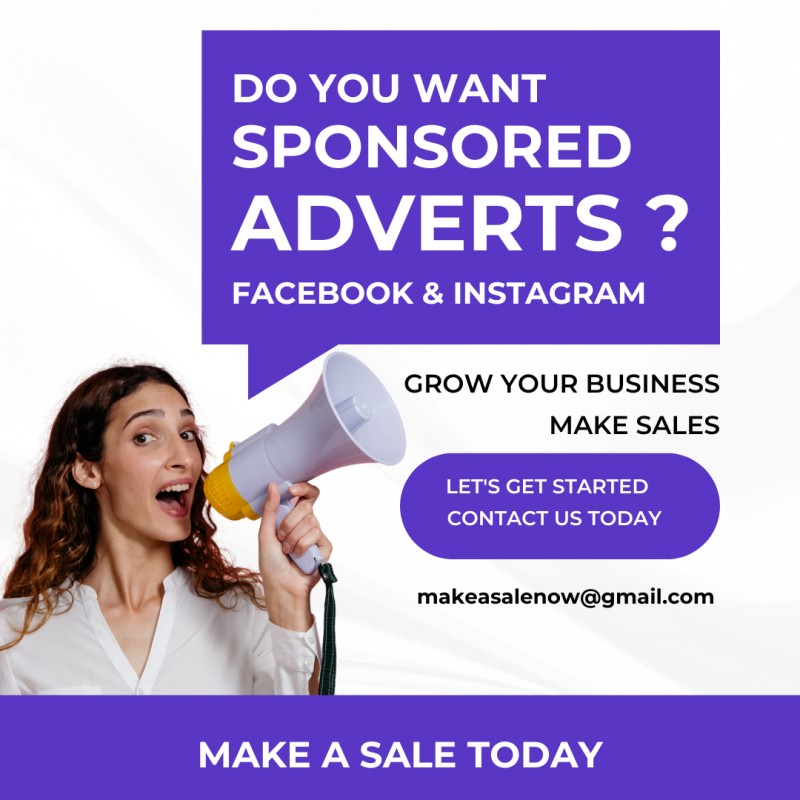 MAKE A SALE TODAY 3 days Facebook & Instagram Advertising Services.