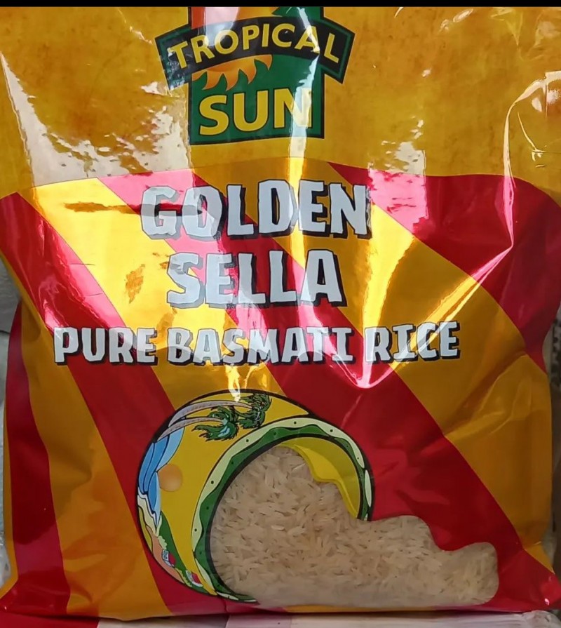 Tropical Sun Golden Sella Basmati Rice - 5Kg