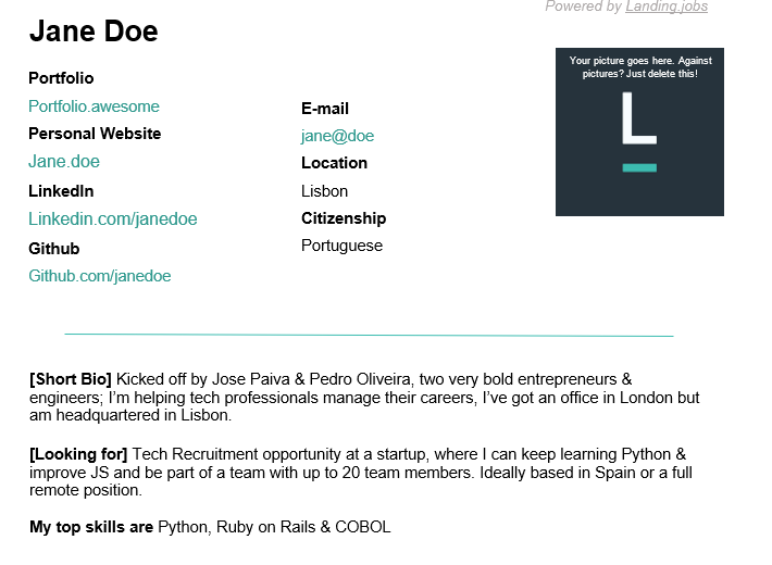 Get Tech Cv Template by Marvellous akure on Selar