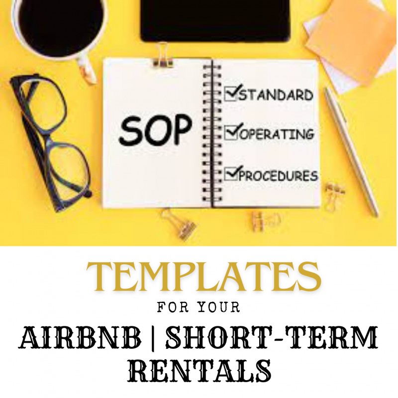 STANDARD OPERATING PROCEDURES FOR AIRBNBs | SHORTLETS | SHORT-TERM RENTALS - Limited Time Offer!!!