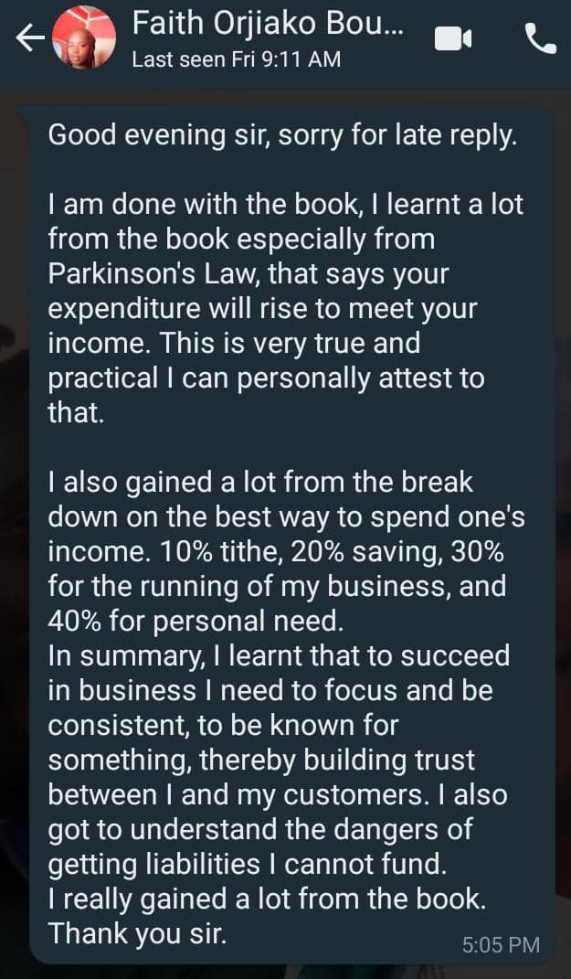 Customer review 1