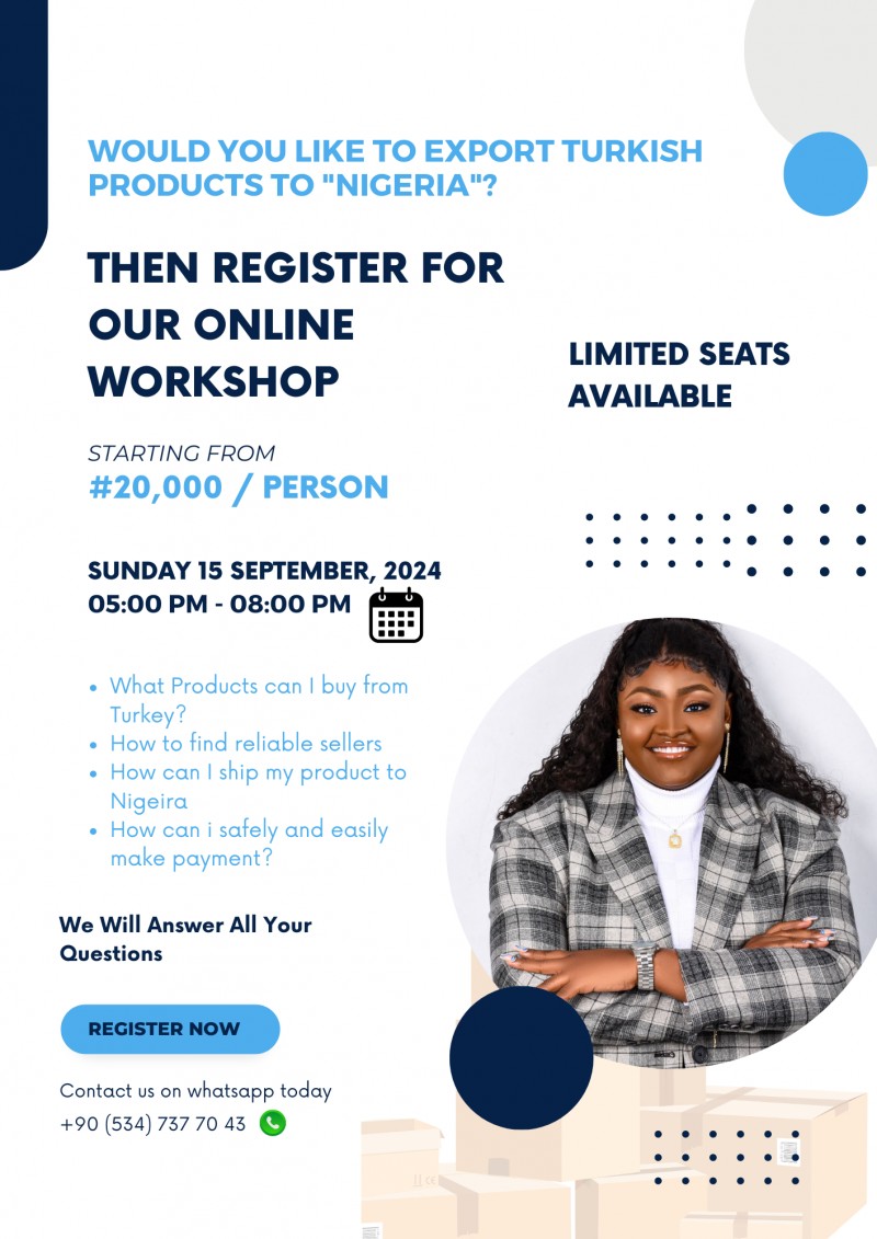 Learn to Buy and Export Turkish Products To Nigeria
