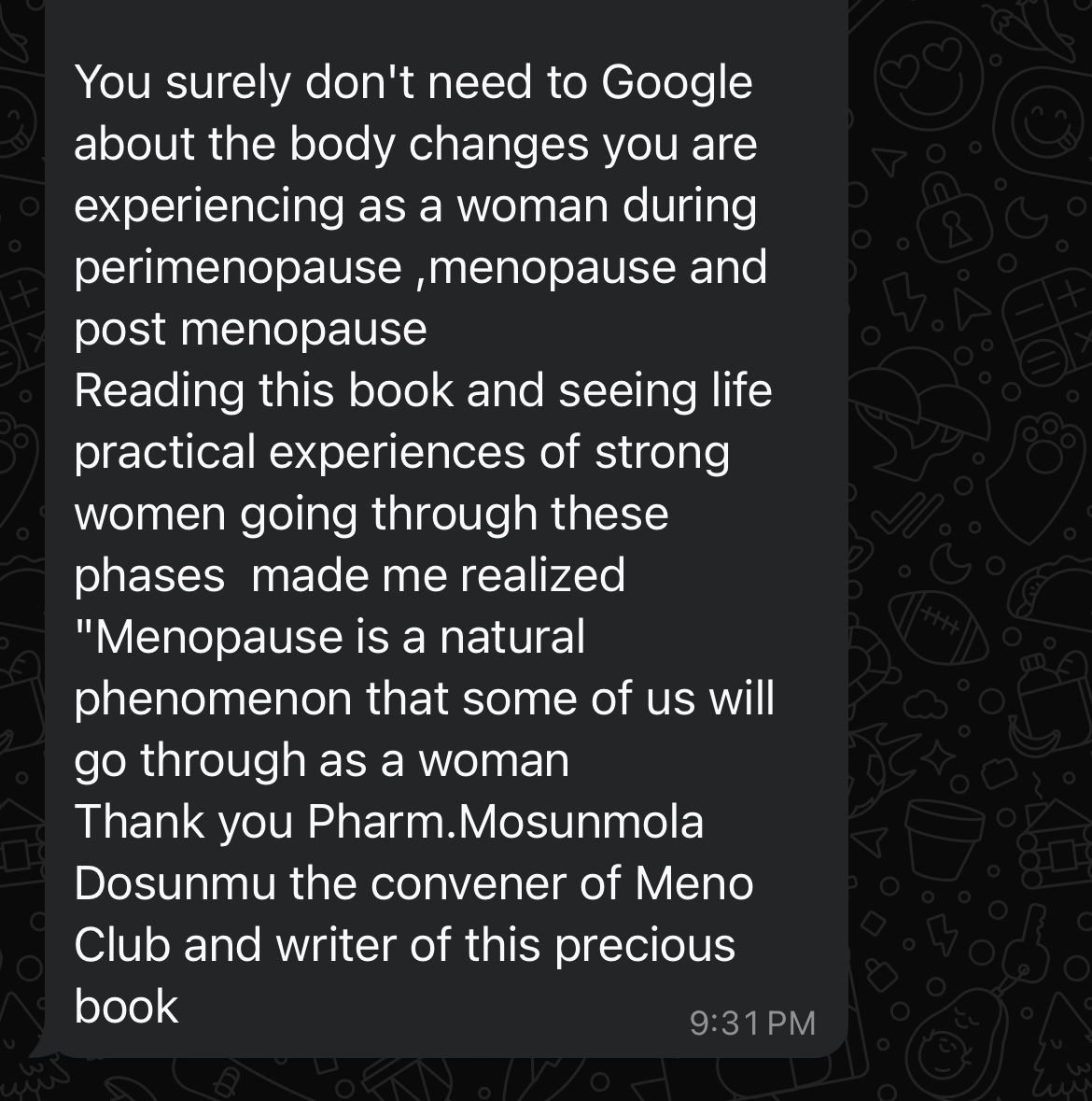 Customer review 1