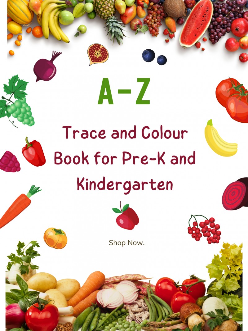 A-Z Colouring Book for Preschoolers
