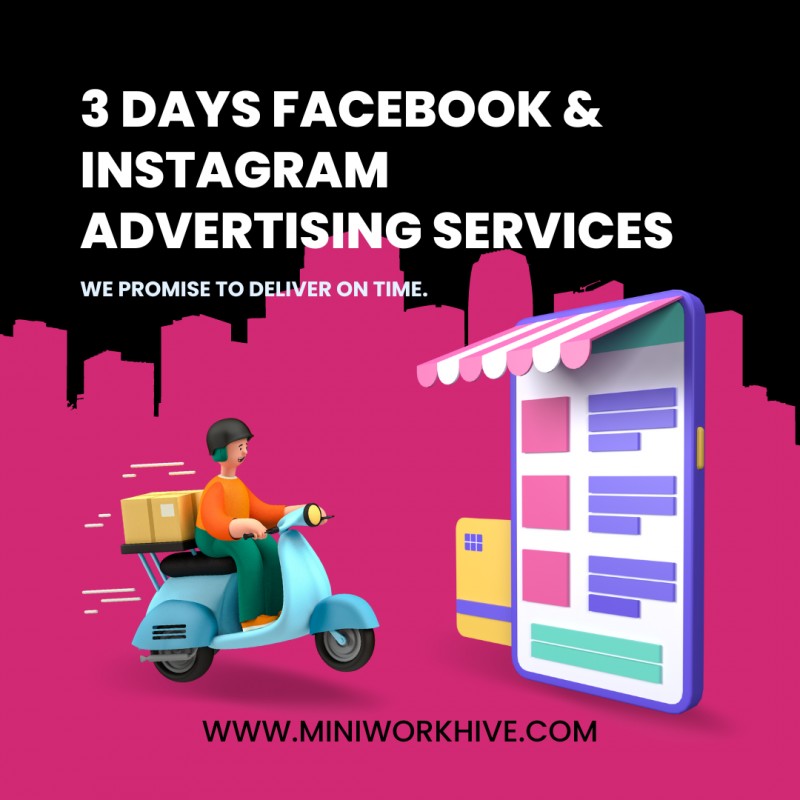 3 days Facebook & Instagram Advertising Services