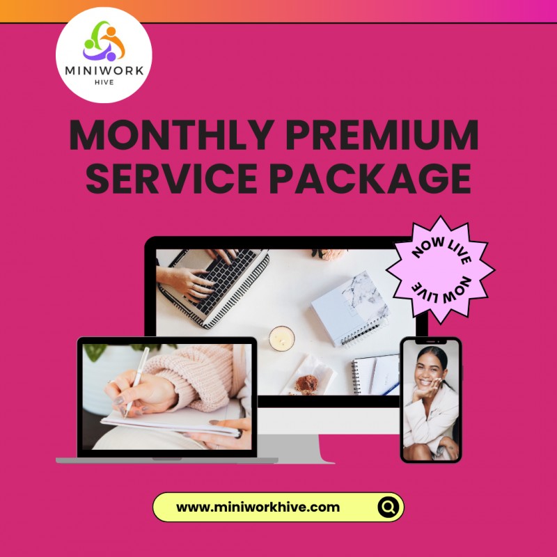 Monthly Premium Service Package: Service Breakdown