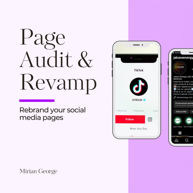 Page Audit and Revamp