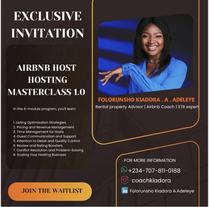 AIRBNB HOST MASTERCLASS 1.0 FEBRUARY 2026 WAITLIST
