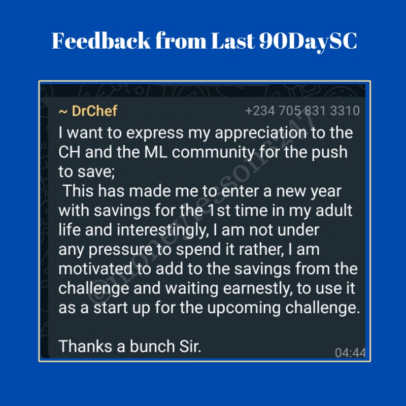 Buy 90 days to january savings challenge by money lessons on selar co