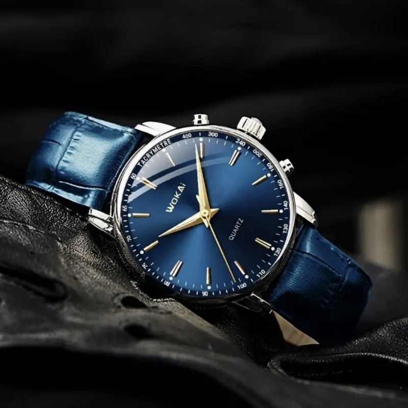 Elegant Blue Watch
