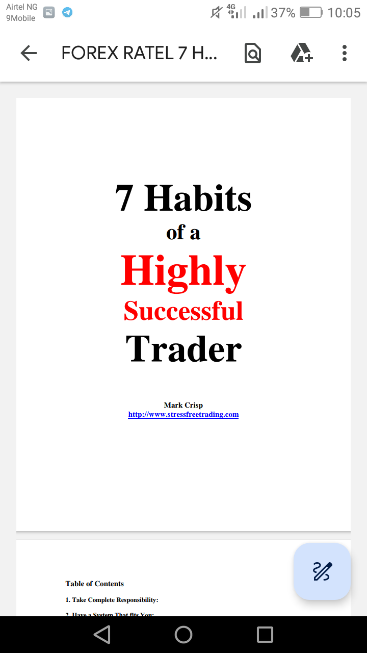 Buy 7 habits for successful trader by Muhammad Bukar on Selar