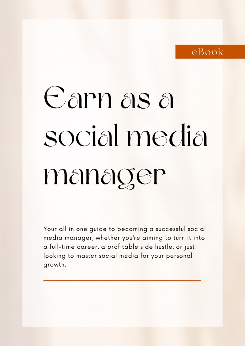 Earn as a social media manager