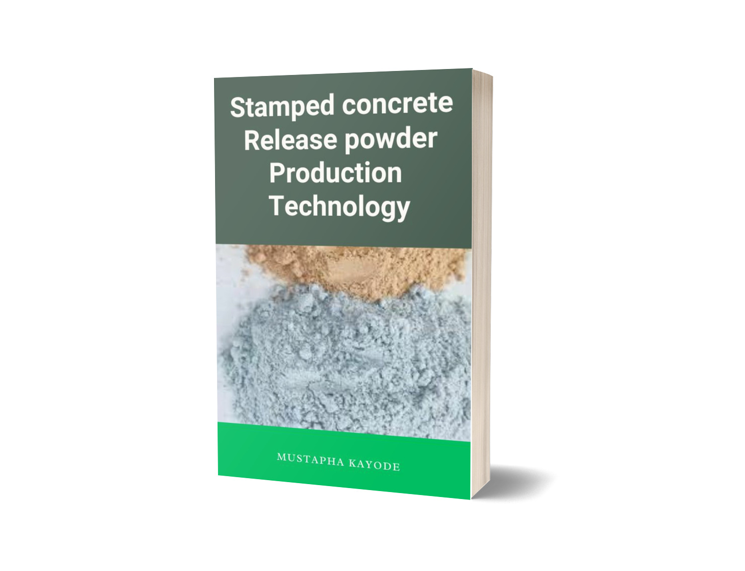 Stamped concrete Release powder Production technology e-book