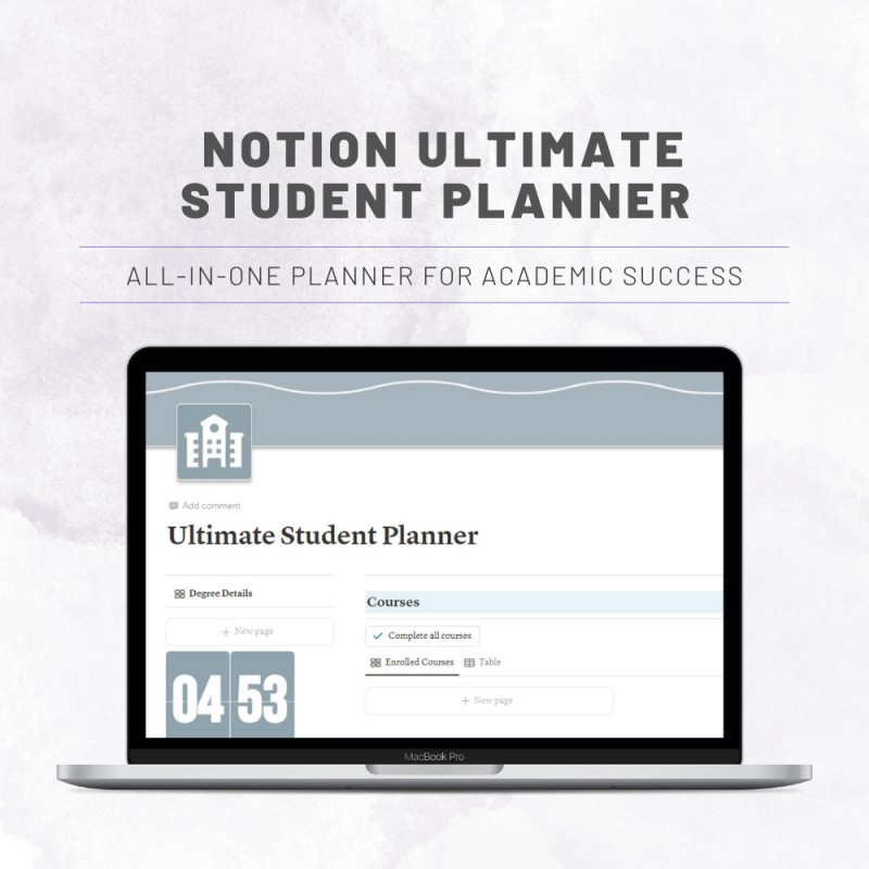 Notion Ultimate Student Planner