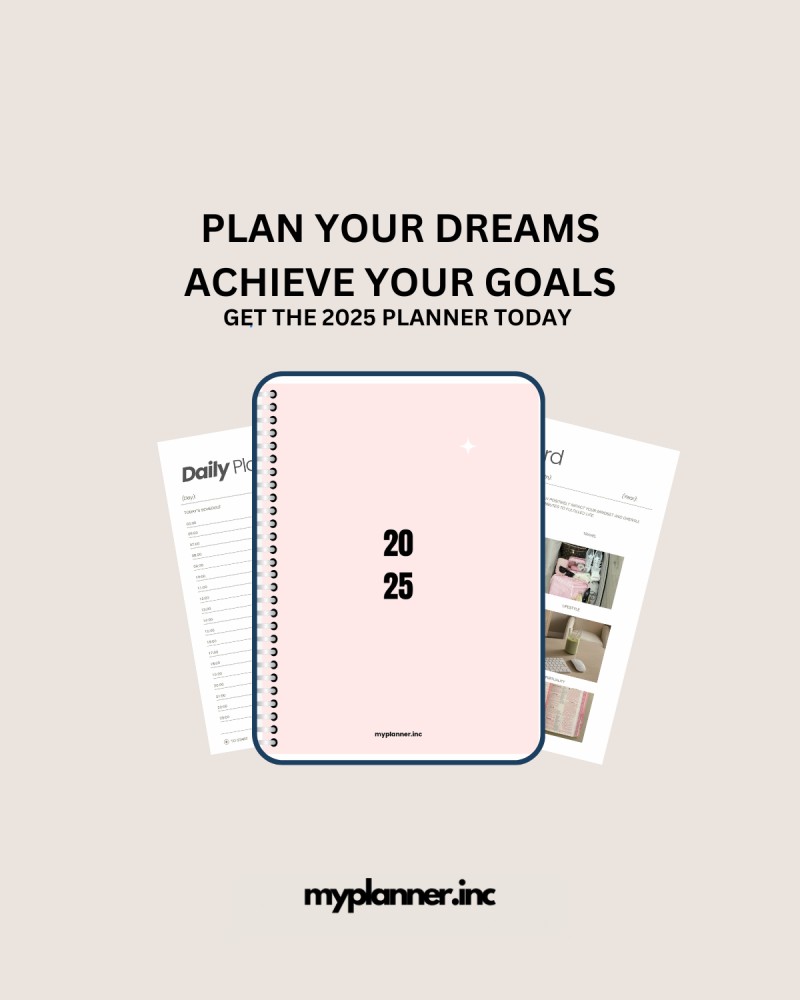 TRANSFORM YOUR LIFE IN 2025 - Get the 2O25 GOAL PLANNER
