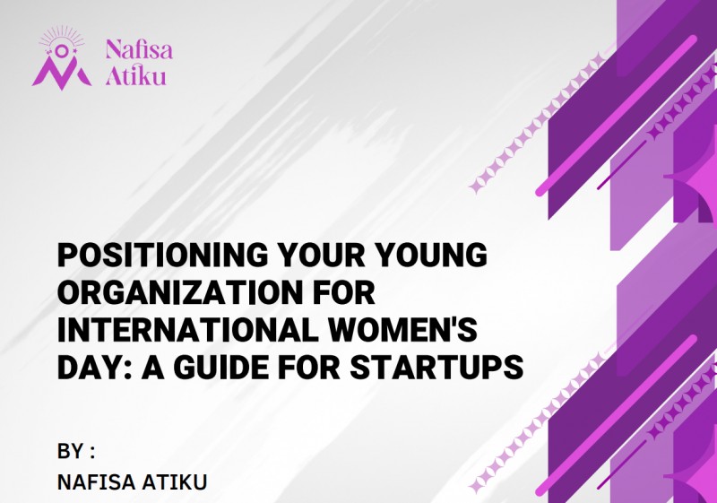 Positioning your Young Organization to Make Impact on International Women's Day