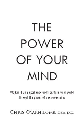 The Power of Your Mind (selar.co/m/nbmshop)