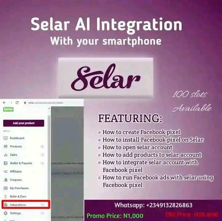 Buy Selar AI integration by EMI-TREASURE DIGITALS on Selar