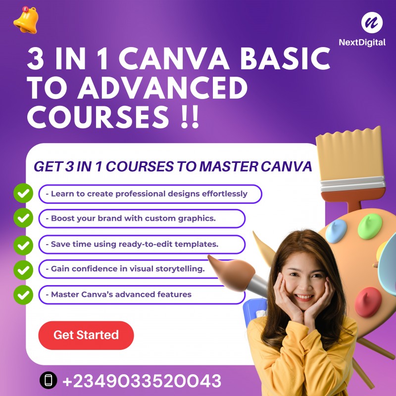 Buy Canva Course: Design Like a Pro by nex digital on Selar