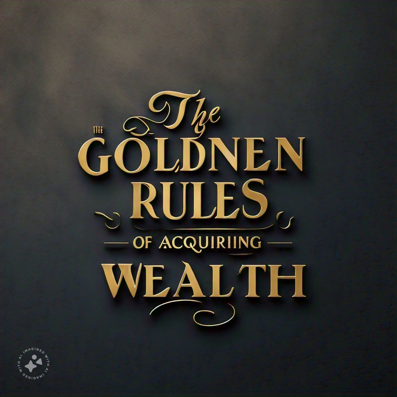 THE GOLDEN RULES OF ACQUIRING WEALTH