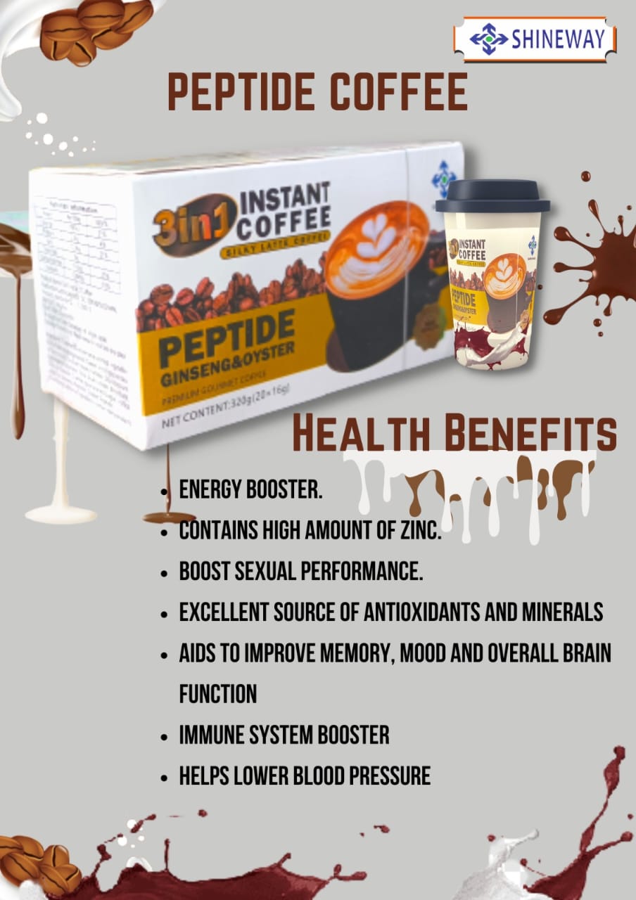 PEPTIDE GINSENG AND OYSTER COFFEE
