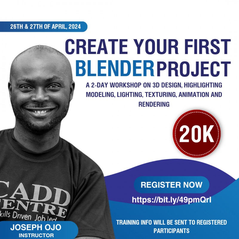 Create your first Blender Project