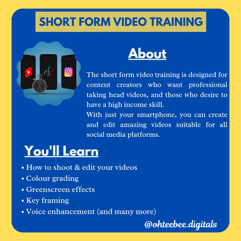 buy-short-form-video-training-by-ohteebee-digitals-on-selar-co