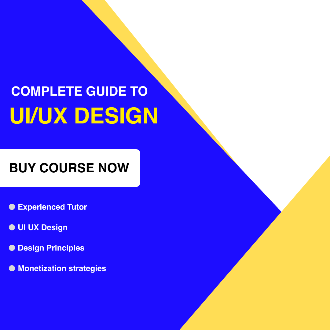 Buy Full UI UX design course by Oladipo Daniel on Selar
